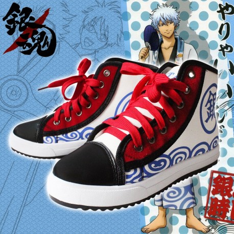 Gintama Kimono Sakata Gintoki tägliche Schuhe Segeltuchschuhe Sportschuhe Cosplay Kostüm Anime Manga