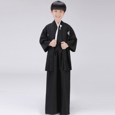 japanische trationelle lange Herren Kinder kimono Bühnenoutfit Cosplay Kostüm Shop