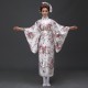 japanische trationelle lange florale vornehme kimonos Bühnenoutfit Cosplay Kostüm Shop