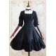 Lolita dress Kleidung elegant schwarz Jacquard Devil rose Op-kleidung