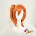 LoveLive！Idol school Honoka Kousaka Süß Kawaii orange Schal Perücke wig Cosplay Anime