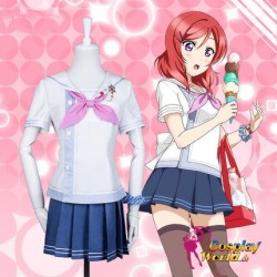 LoveLive！Idol school Maki Nishikino Marine Kleidung Süß Kawaii Kostüm Cosplay Anime