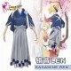 VOCALOID Kagamine Rin/Len Bruder Yukata Kimono blau Streak Kostüm Kleidung Cosplay Anime