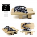 Japanische Geta weiß hölzern Schuhe zweizähnigen Holzschuh Clogs Zori Tabi Tausend-Zeichen Kimono Herren Cosplay Geta