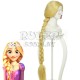 Tangled Rapunzel Disney gold Cosplay Perücke