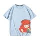 Anime Ponyo on the cliff gake no ue no Ponyo & 宗介 T-shirt 崖の上のポニョ