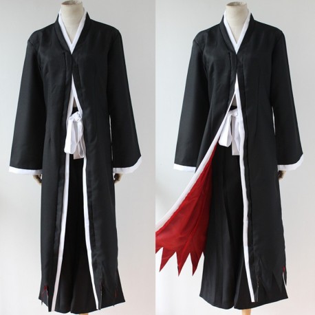 bleach ichigo kurosaki bankai mantal coat kostum 
