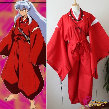 kagome higurashi inu yasha inuyasha rot kimono cosplay 