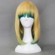 japan harajuku series yellow and green 40 45cm wig 