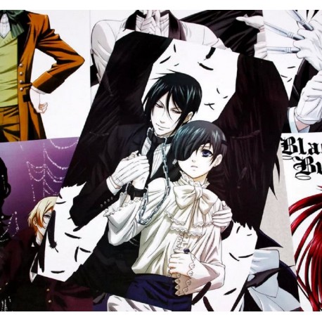 8 Stück Black Butler Anime Manga Poster 42 x 29 cm