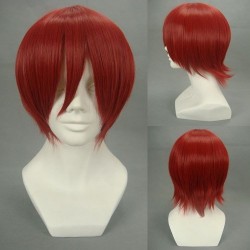 one piece shanks rote cosplay perucke 