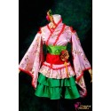 Macross Frontier Ranka Lee Kurtisane Kimono Cosplay Kostüme Wunderschöne Version