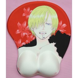 one piece sanji anime mausepad 
