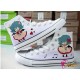 touhou project remilia scarlet hand painted sneakers 