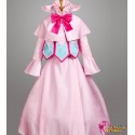 Anime Manga Fairy Tail Mavis Vermilion Rosa Kleid Cosplay Kostüme