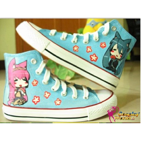 vocaloid miku luka hand painted sneakers 