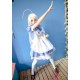 Haiyore Nyaruko-san Nyaruko: Crawling with Love Cosplay Kostüme Dienstmädchen Maid kawaii Blauen Rock