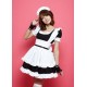 Akihabara Cosplay Hausmädchen Kostüm süß und kawaii Schwarz Lolita Maid cosplay 