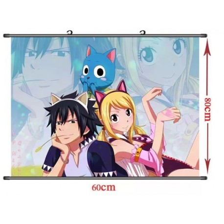 Fairy Tail Anime Stoffposter Wallscroll Poster Wallscrolls