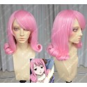 Lucaille® Fairy Tail Cosplay Perücke rosa Anime locken Perücke