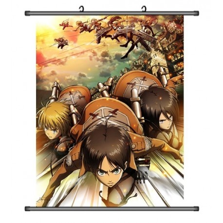 Attack on Titan Anime Stoffposter Wallscroll Poster Wallscrolls