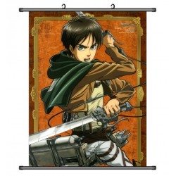 Attack on Titan Eren Anime Stoffposter Wallscroll Poster Wallscrolls