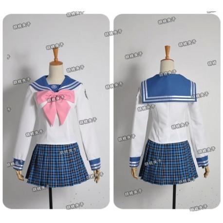 Danganronpa Maizono Sayaka Cosplay Kostüme Schule Uniform