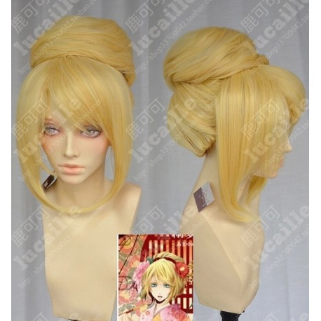 Lucaille® Vocaloid Cospaly Perücke Rin blonde Perücke