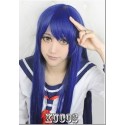 Date A Live Itsuka Shido Weiblichkeit blaue Cosplay Perücke Wig