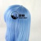 Date A Live Yoshino Hermit aqua blaue Cosplay 70cm Perücke Wig Lockenhaar